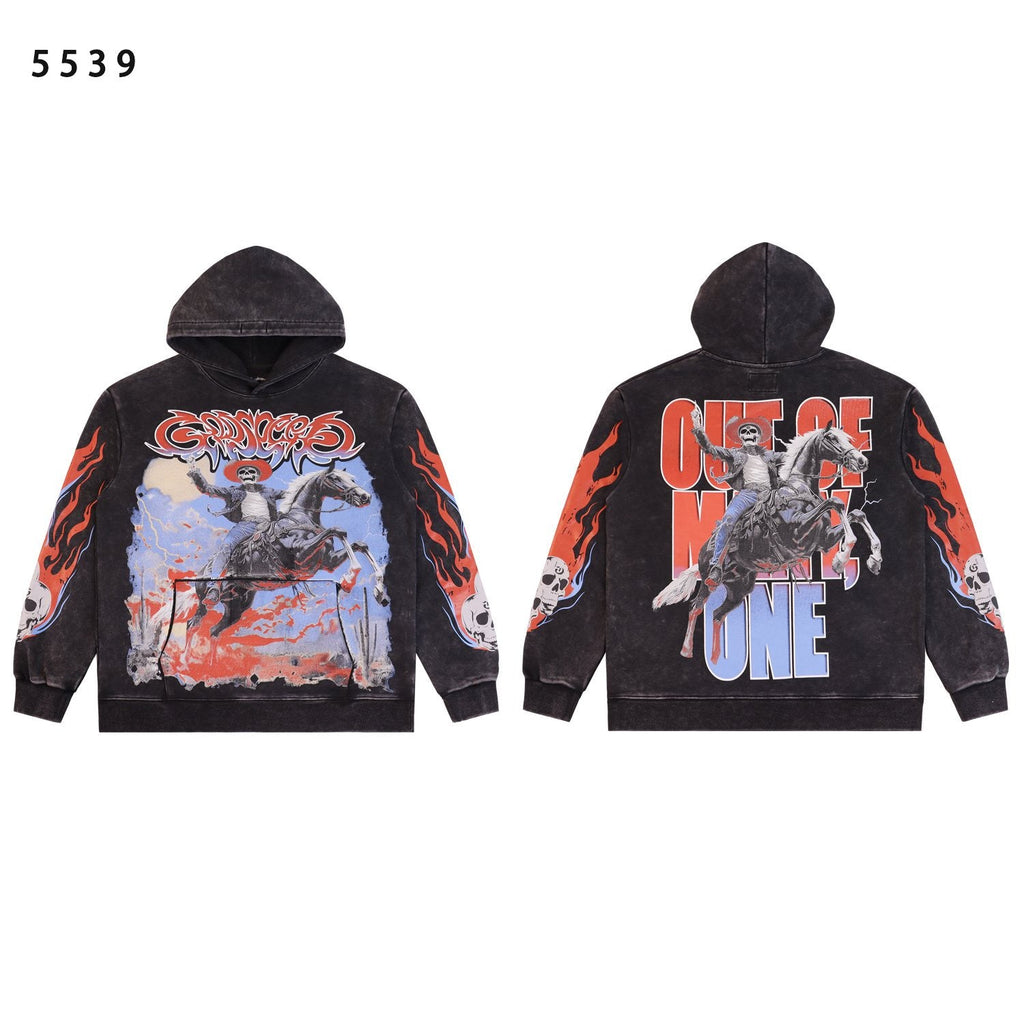 Godspeed Out of My Mind Cowboy Graphic Hoodie — hero