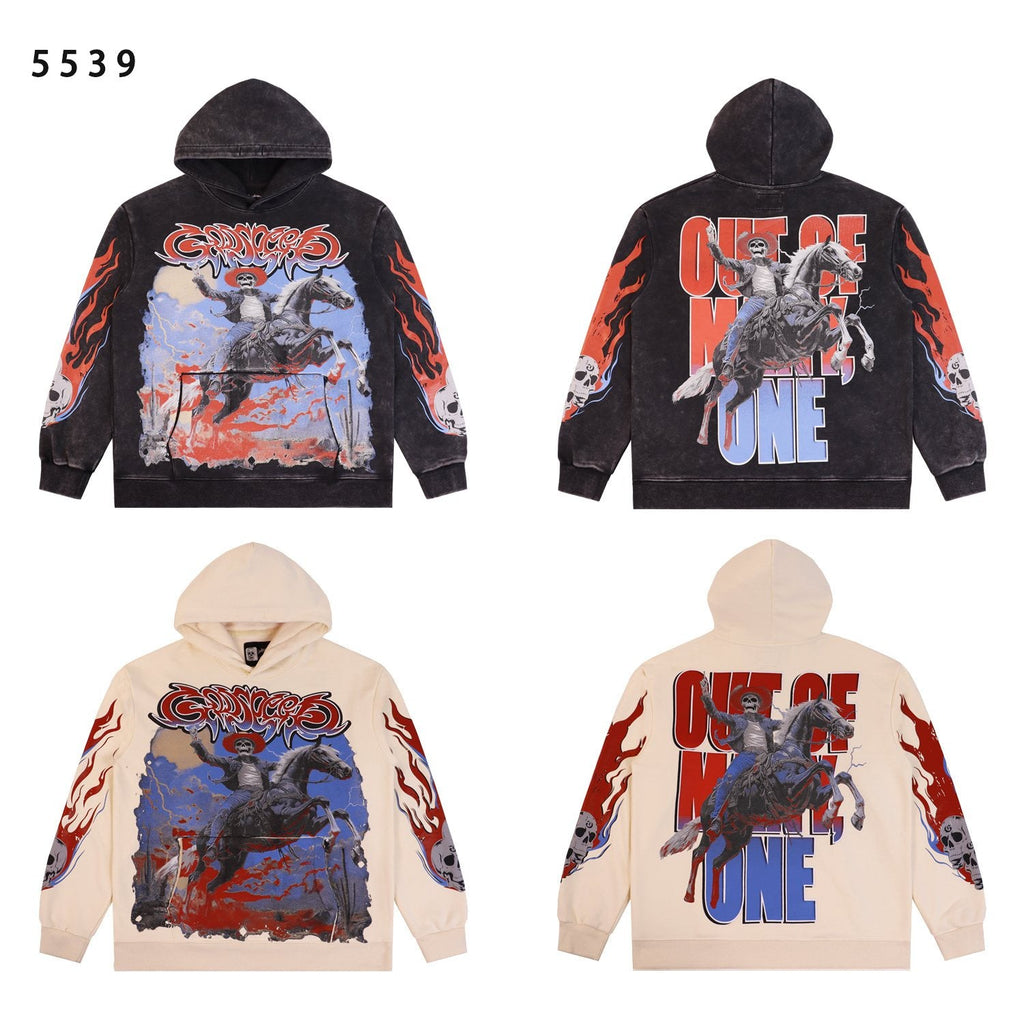 Godspeed Out of My Mind Cowboy Graphic Hoodie — comparison