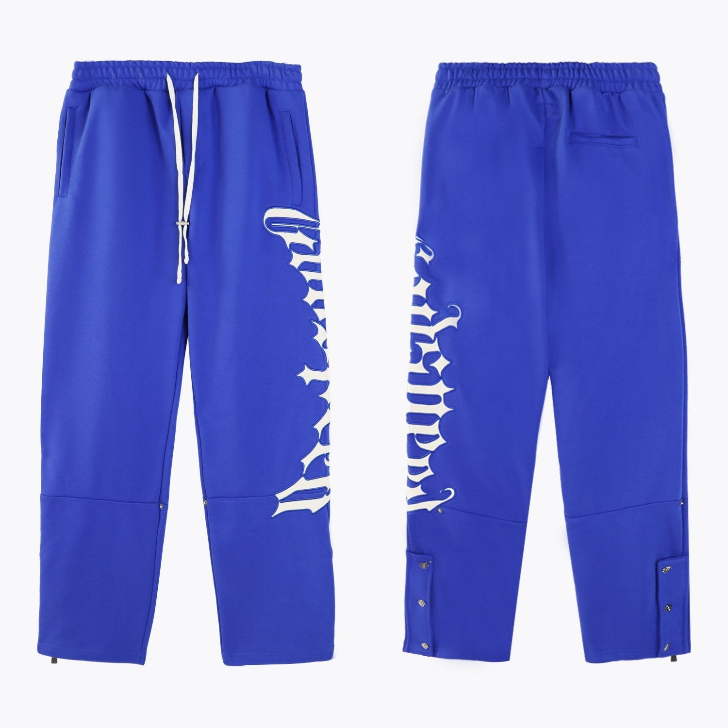 Godspeed White Gothic Zip Hoodie & Jogger Matching Set — front