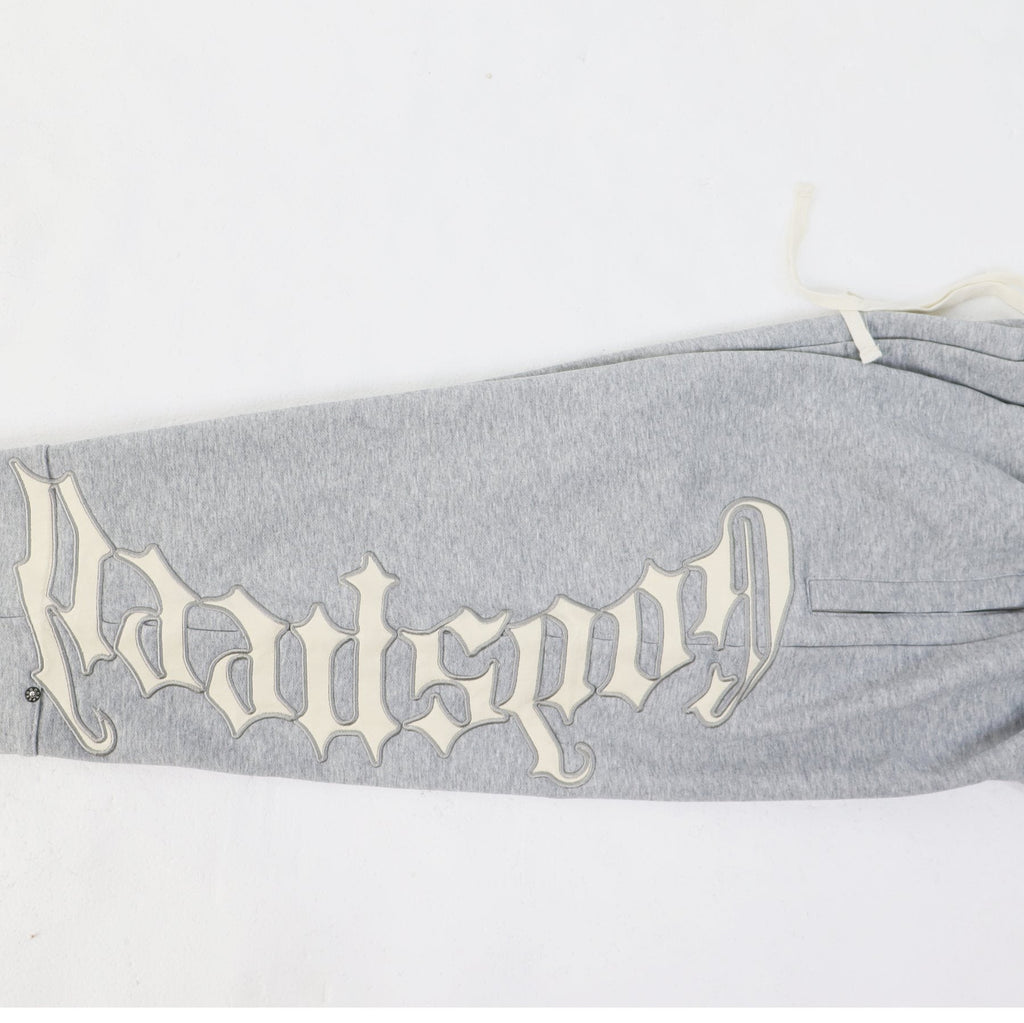 Godspeed White Gothic Zip Hoodie & Jogger Matching Set — detail