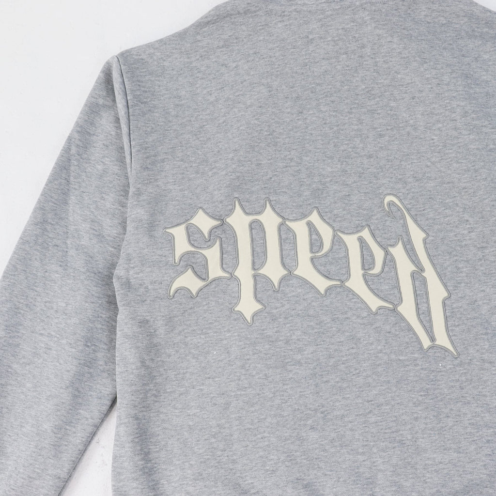 Godspeed White Gothic Zip Hoodie & Jogger Matching Set — detail