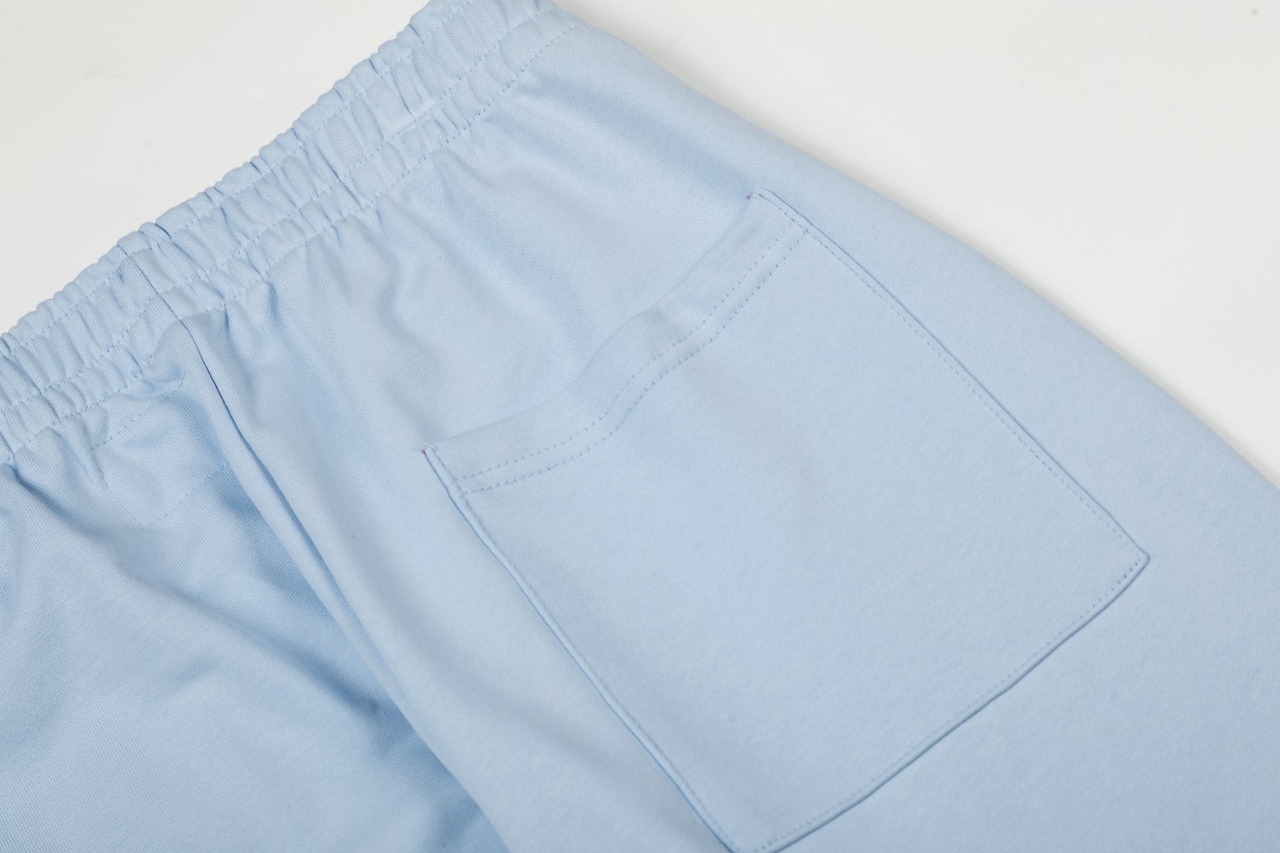 Sp5der Light Blue Spiderweb Hoodie & Sweatpants Matching Set — detail