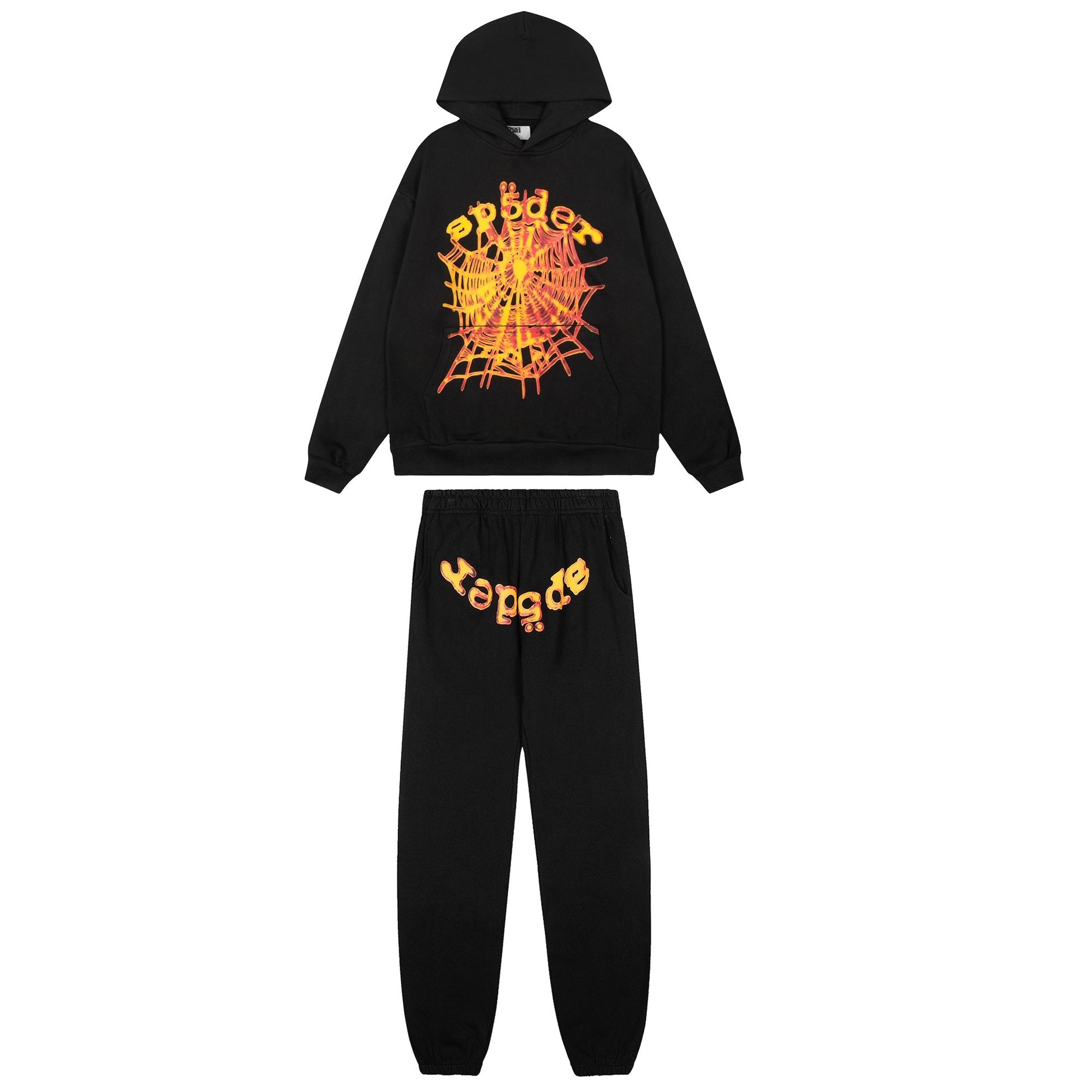 Sp5der Web Graphic Hoodie & Sweatpants Set — hero
