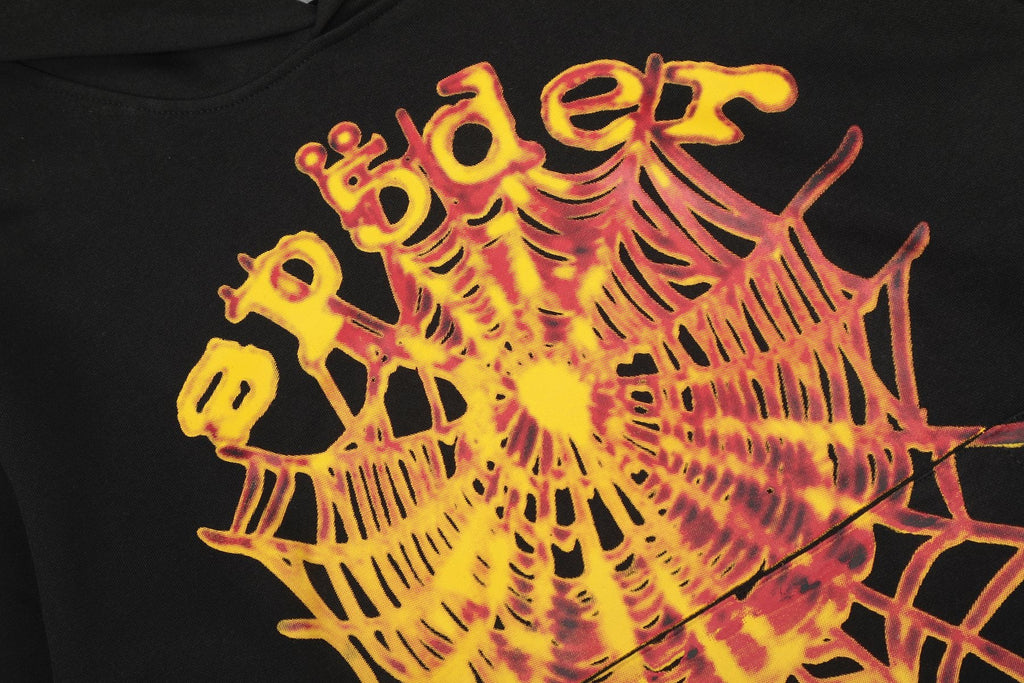 Sp5der Web Graphic Hoodie & Sweatpants Set — detail