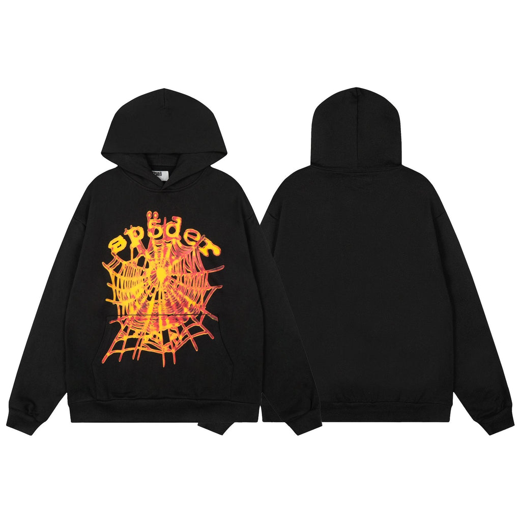 Sp5der Web Graphic Hoodie & Sweatpants Set — front