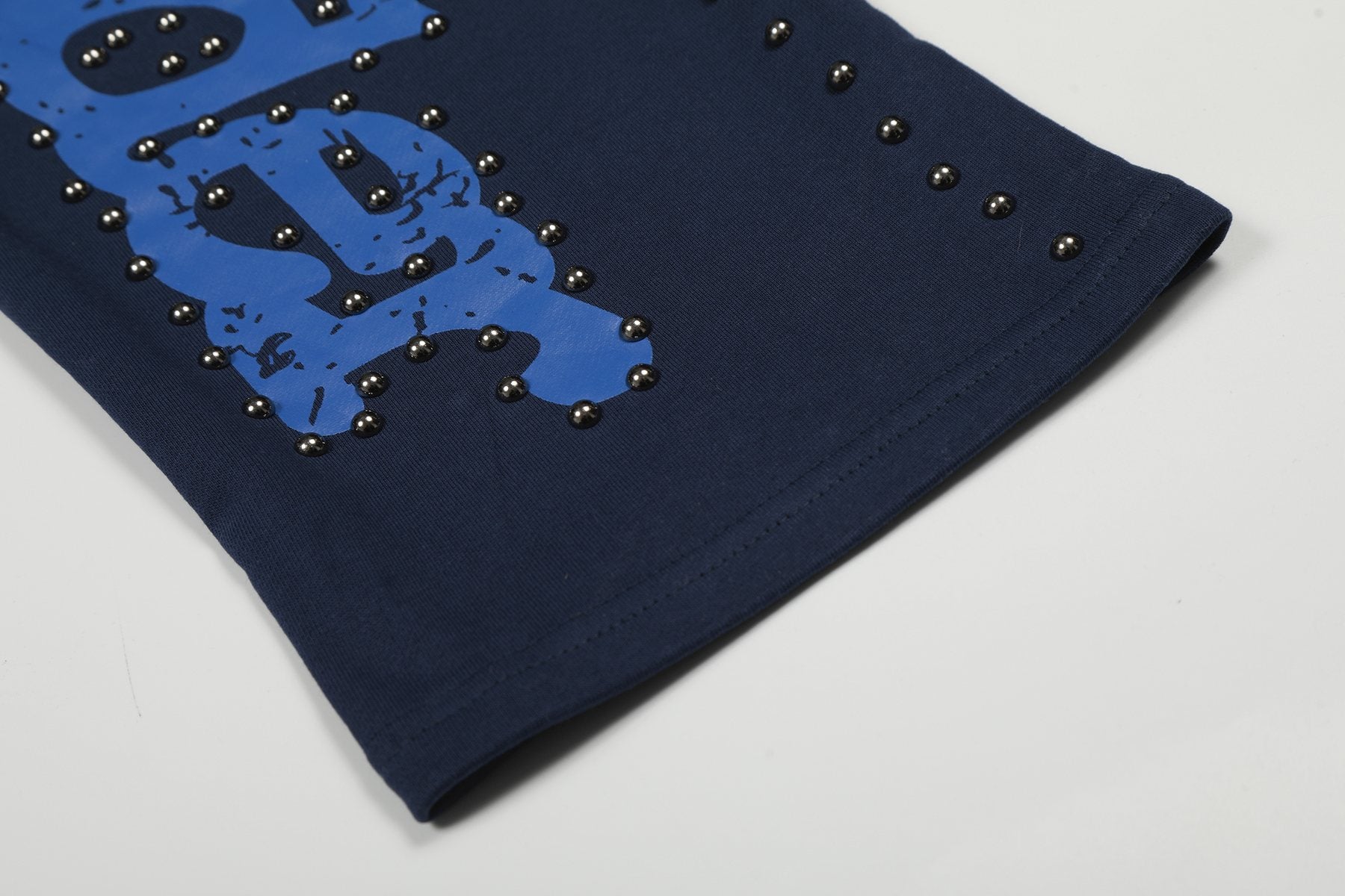 Sp5der Navy Studded Graphic Matching Set — detail
