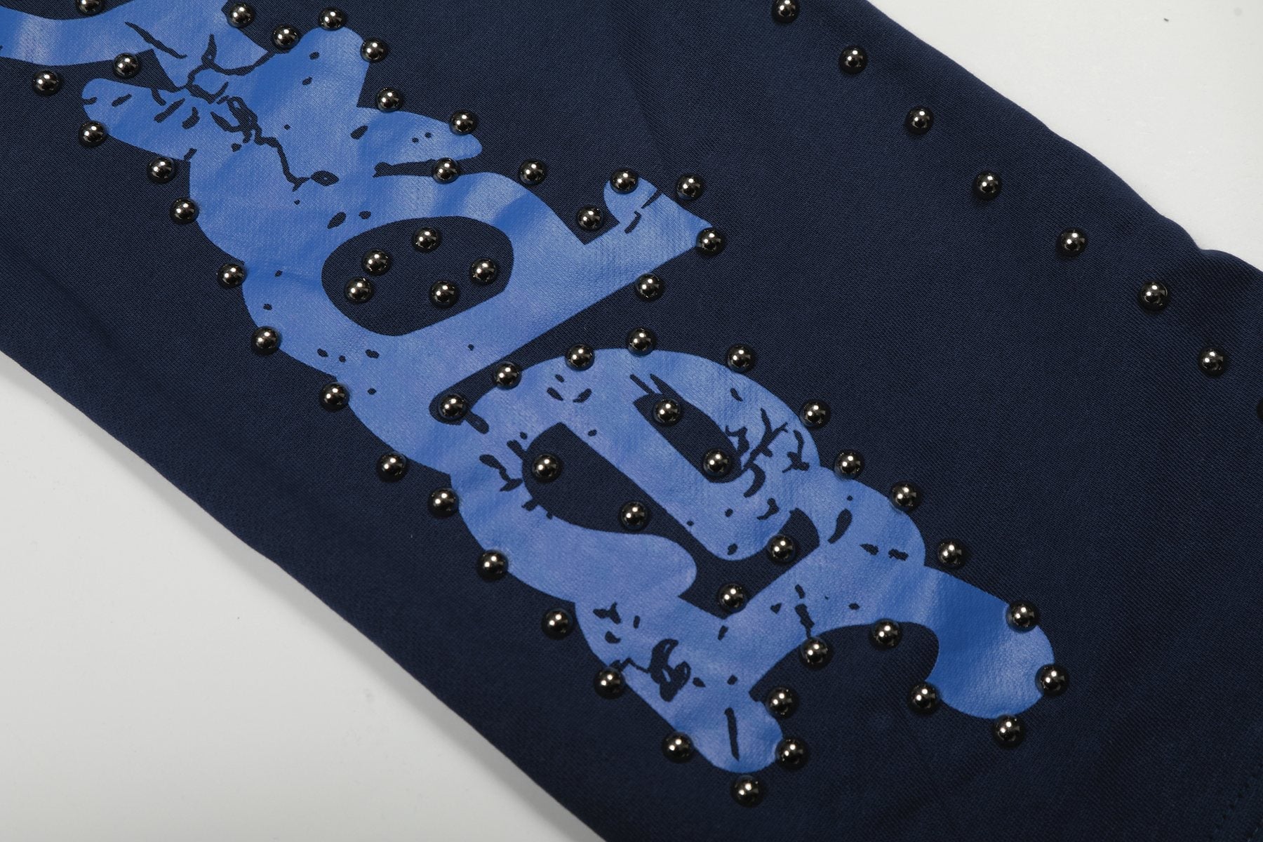 Sp5der Navy Studded Graphic Matching Set — detail