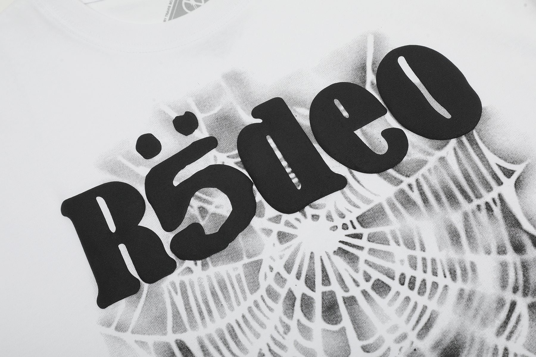 Sp5der Spiderweb Graphic T-Shirt — detail