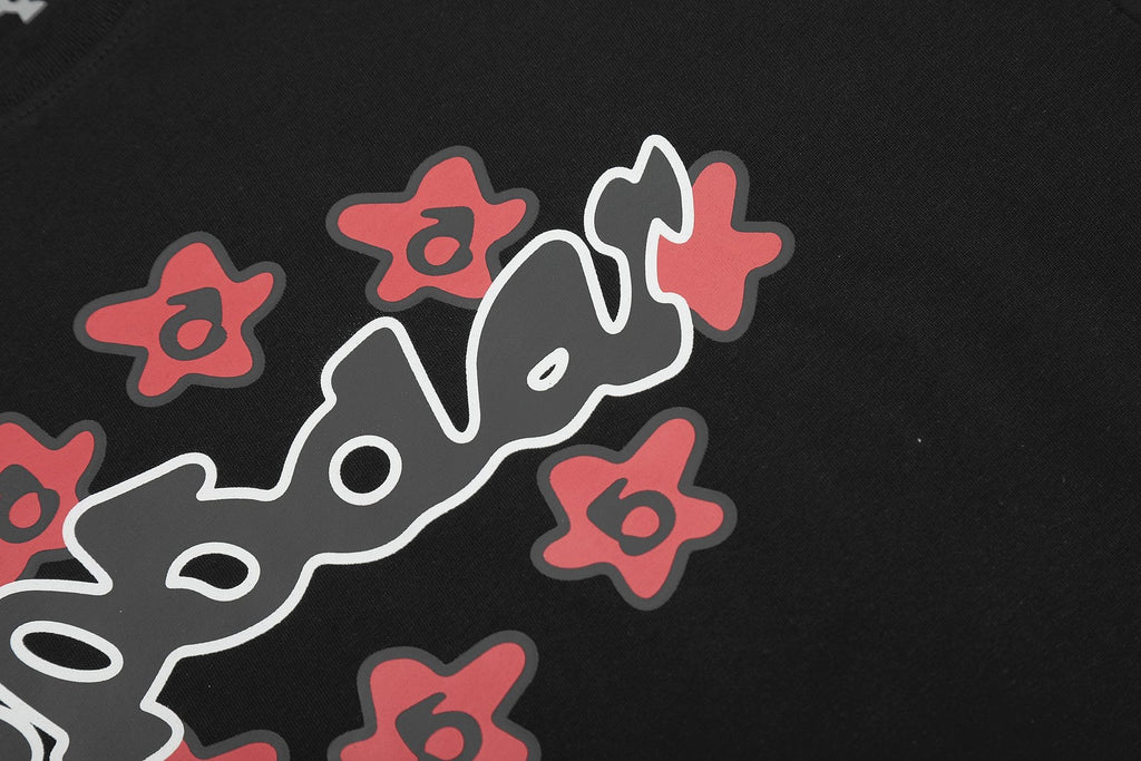 Sp5der Flower Graphic Short-Sleeve T-Shirt — detail