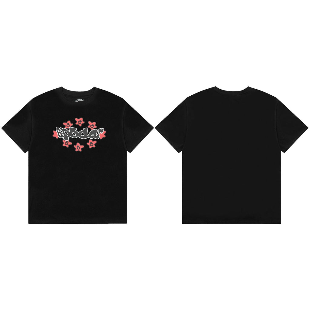 Sp5der Flower Graphic Short-Sleeve T-Shirt — back