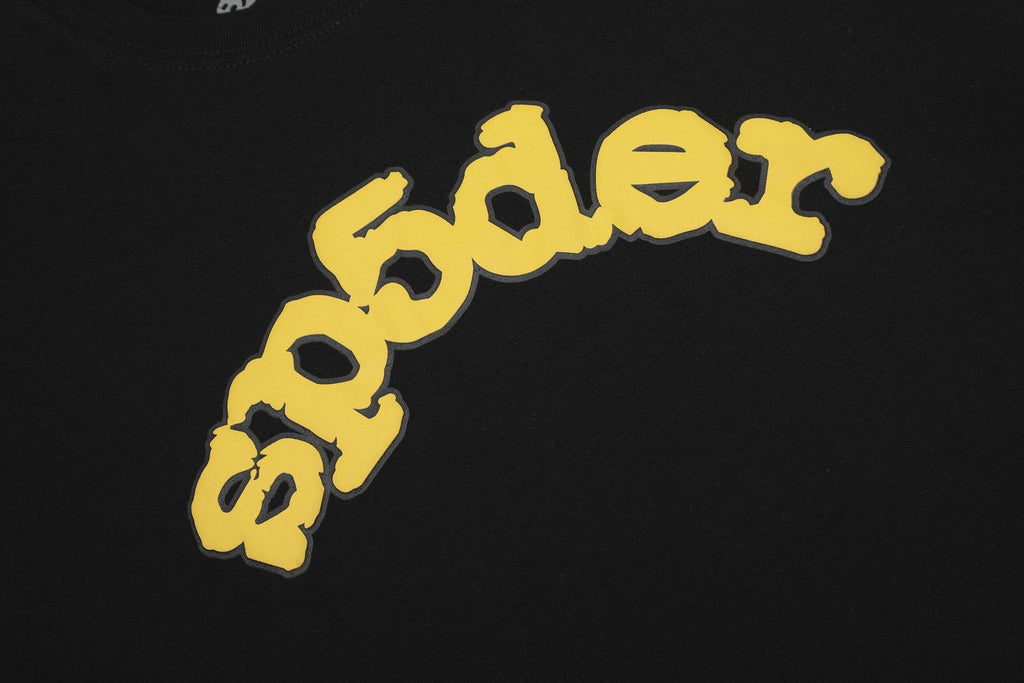 Sp5der Wordmark Graphic Short-Sleeve T-Shirt — detail