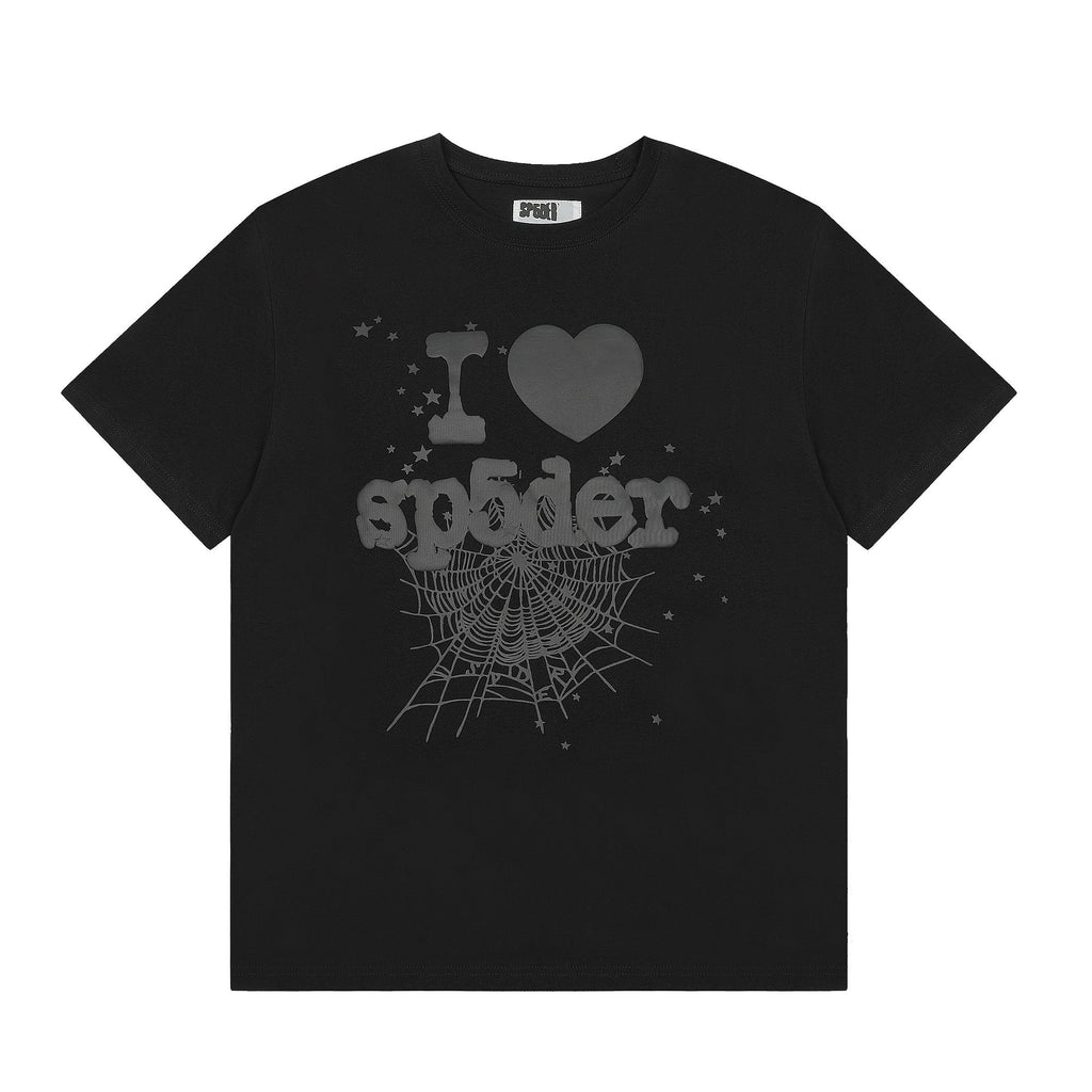 Sp5der Heart Web Graphic T-Shirt — hero