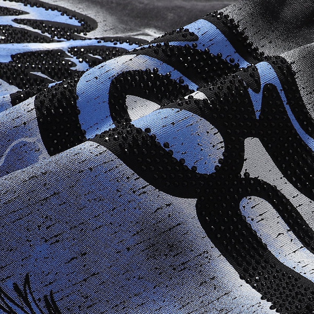 MAJESTIK Athlete Eagle Graphic T-Shirt — fabric_closeup