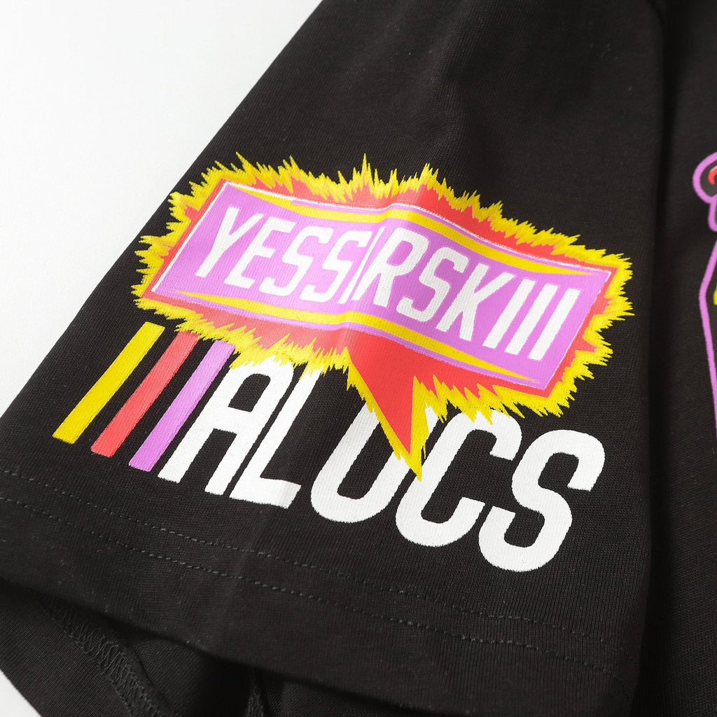THAT'S A AWFUL LOT OF COUGH SYRUP Racing Graphic Short-Sleeve T-Shirt — detail