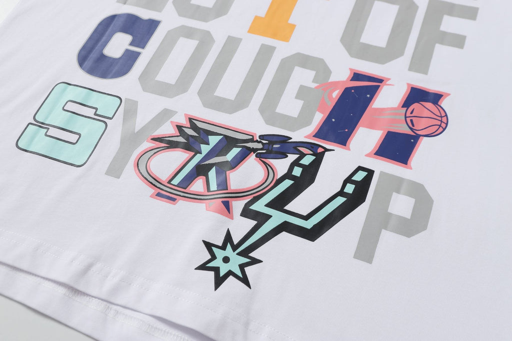 THAT'S A AWFUL LOT OF COUGH SYRUP Front & Back Graphic T-Shirt — detail