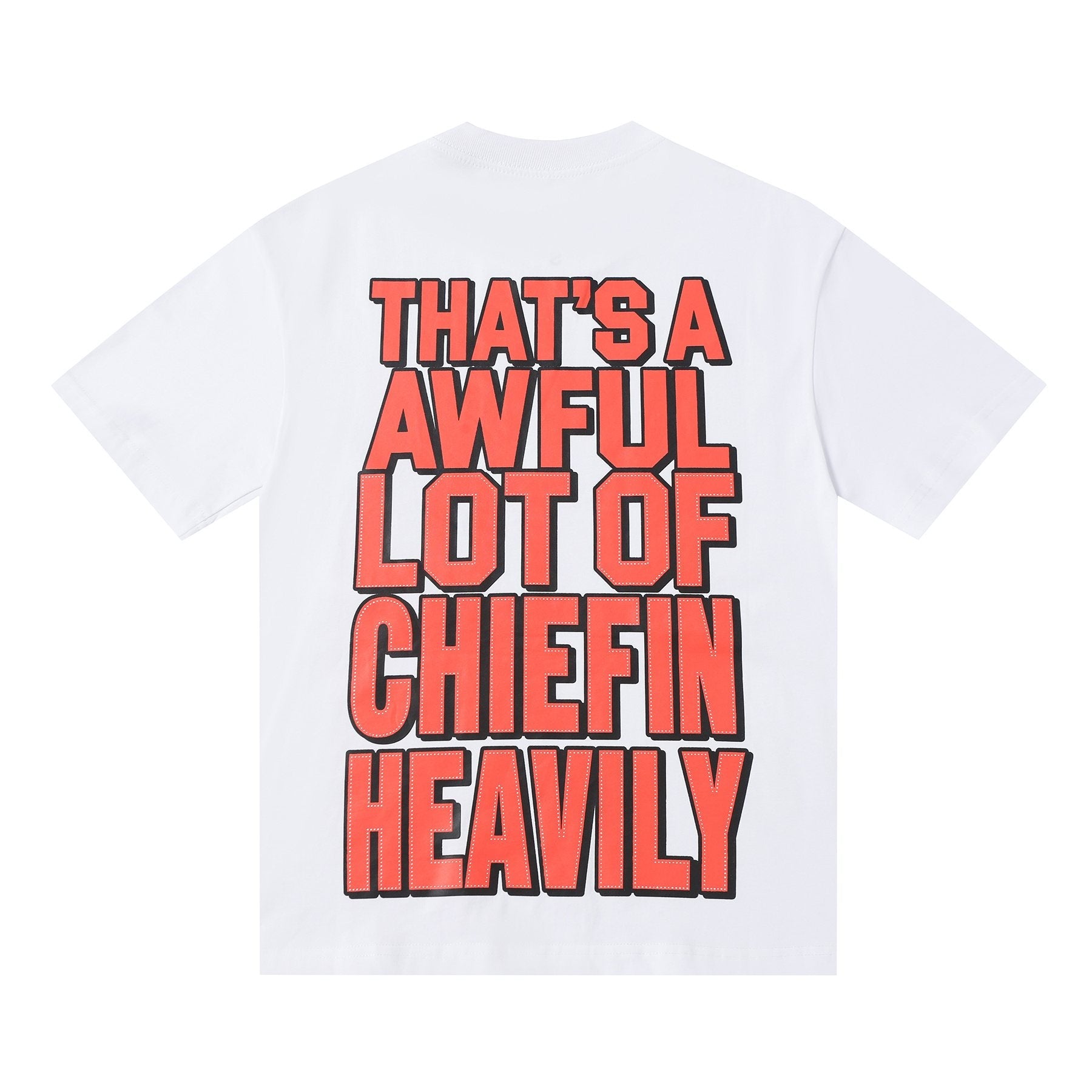 THAT'S A AWFUL LOT OF COUGH SYRUP Cartoon Car Short-Sleeve T-Shirt — back