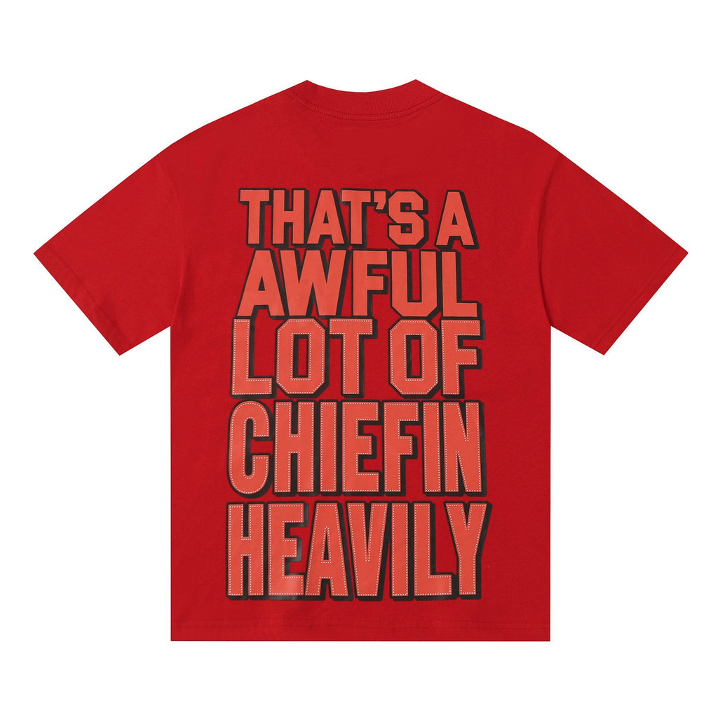 THAT'S A AWFUL LOT OF COUGH SYRUP Cartoon Car Short-Sleeve T-Shirt — back