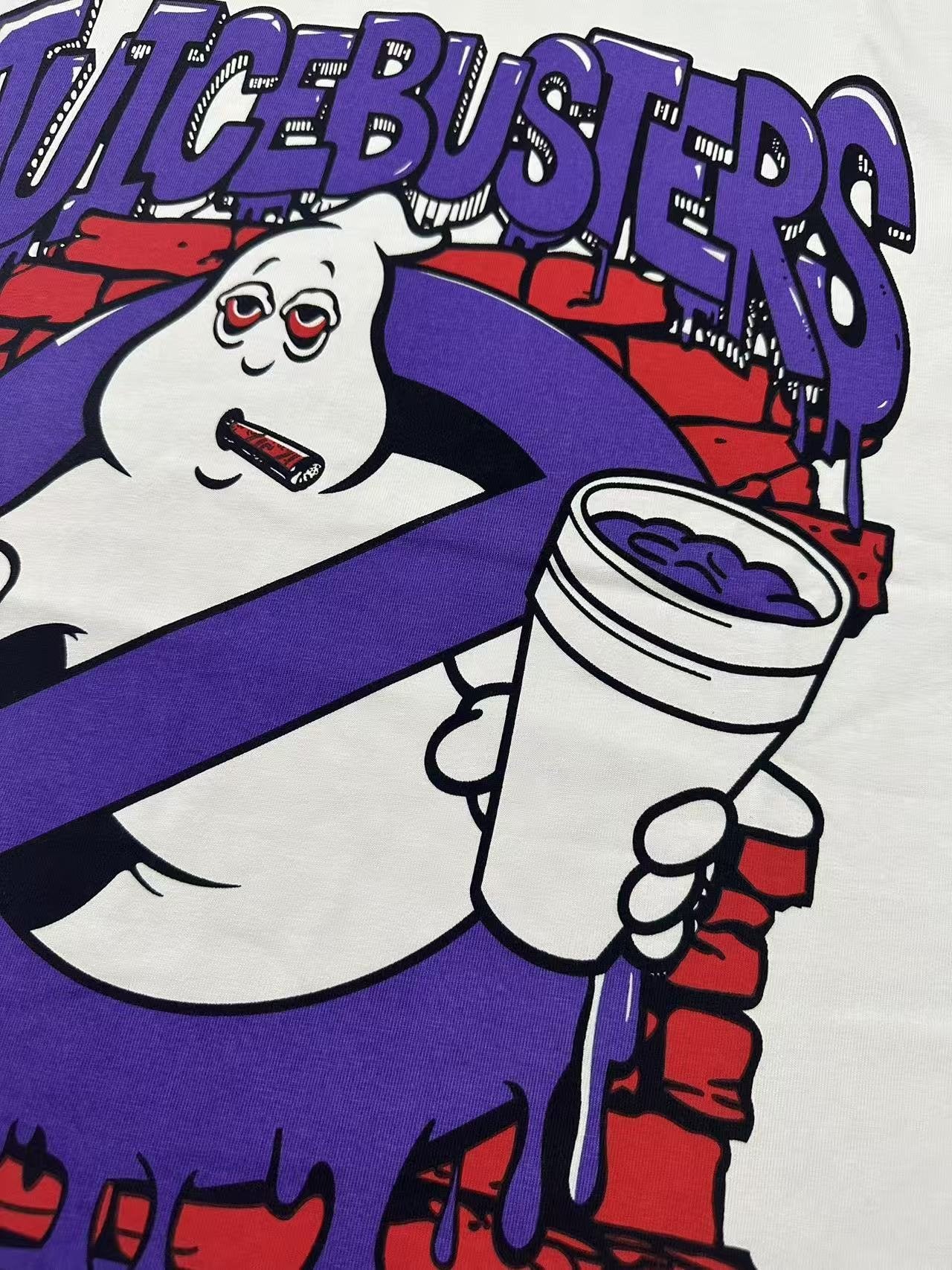 THAT'S A AWFUL LOT OF COUGH SYRUP Front & Back Graphic Short-Sleeve T-Shirt — detail