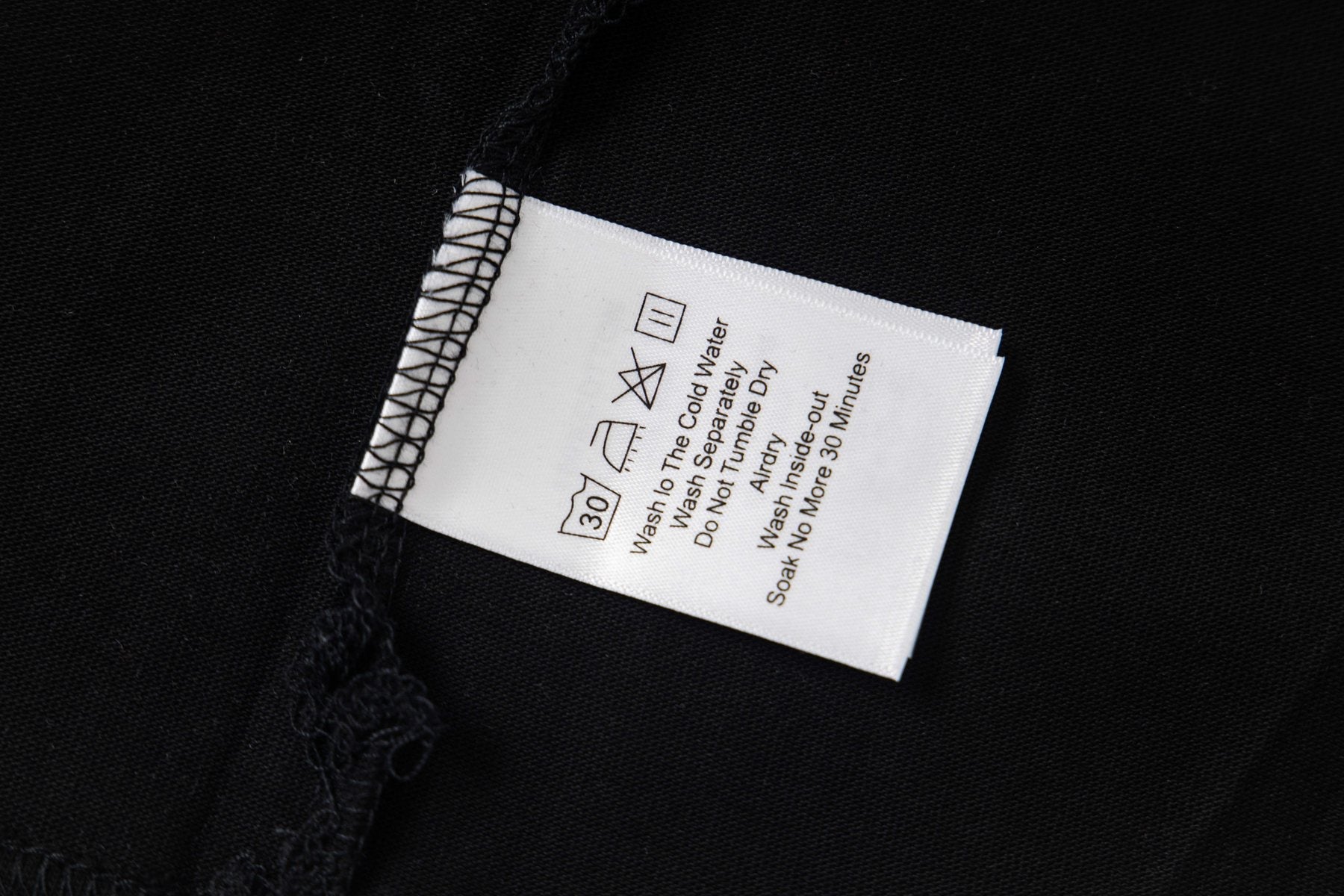 THAT'S A AWFUL LOT OF COUGH SYRUP Front & Back Graphic Short-Sleeve T-Shirt — neck_label