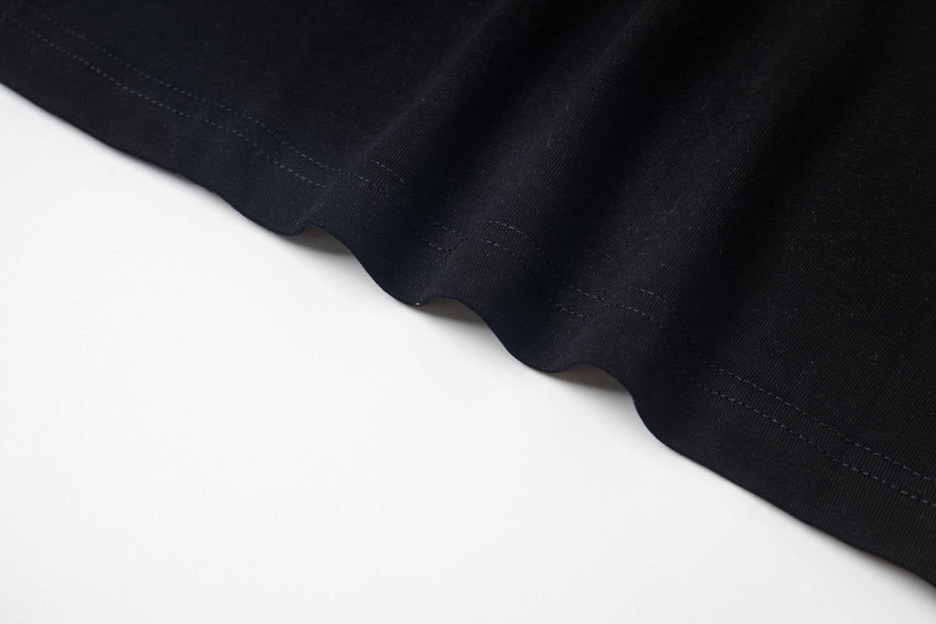 THAT'S A AWFUL LOT OF COUGH SYRUP Front & Back Graphic Short-Sleeve T-Shirt — fabric_closeup
