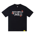 THAT'S A AWFUL LOT OF COUGH SYRUP Black Graphic Short-Sleeve T-Shirt — front