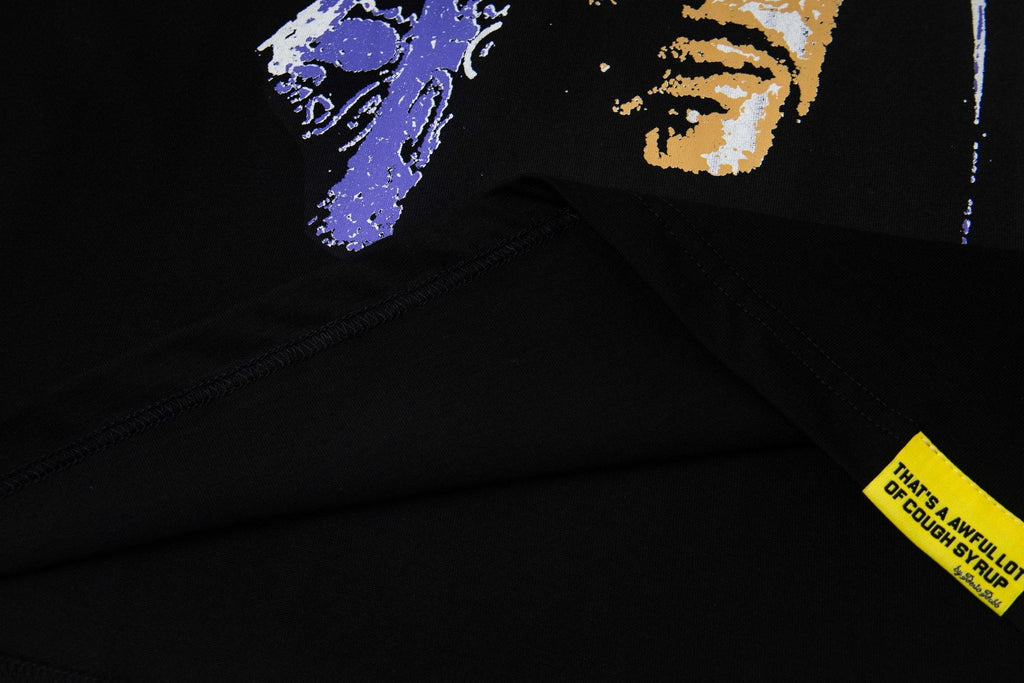 THAT'S A AWFUL LOT OF COUGH SYRUP Portrait Tour Graphic T-Shirt — detail