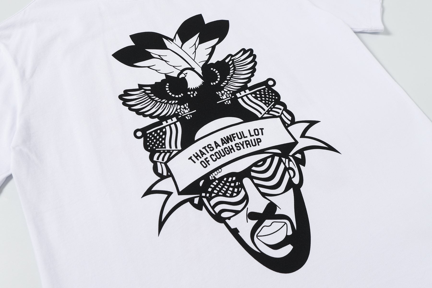 THAT'S A AWFUL LOT OF COUGH SYRUP P47 Graphic T-Shirt — detail