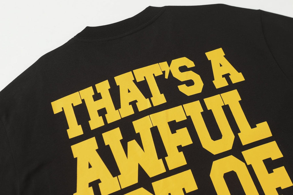 THAT'S A AWFUL LOT OF COUGH SYRUP Front & Back Graphic T-Shirt — detail