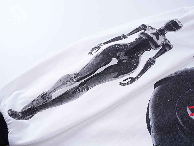 Godspeed Robot Graphic Long-Sleeve T-Shirt — detail
