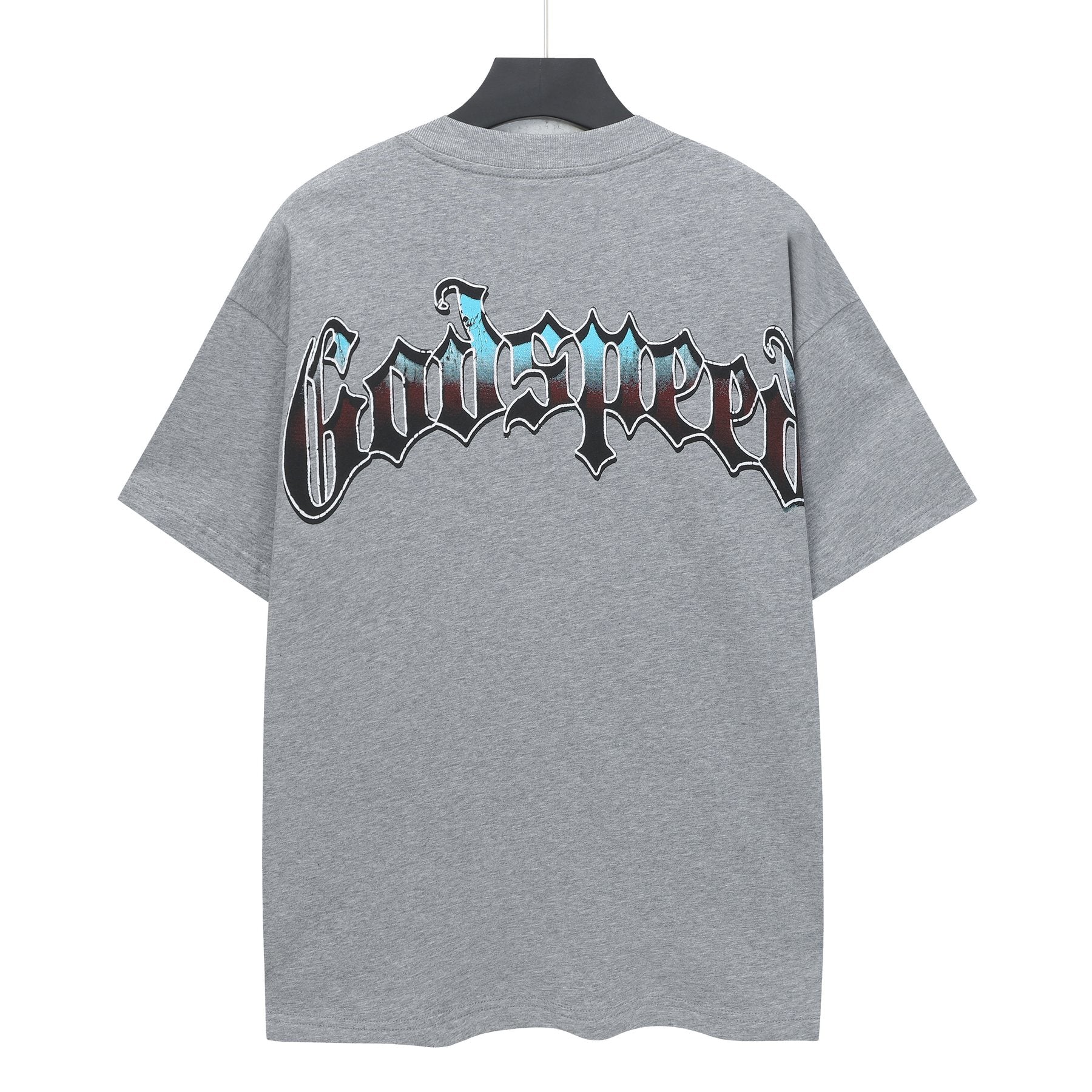 Godspeed Skeleton Basketball Graphic T-Shirt — back