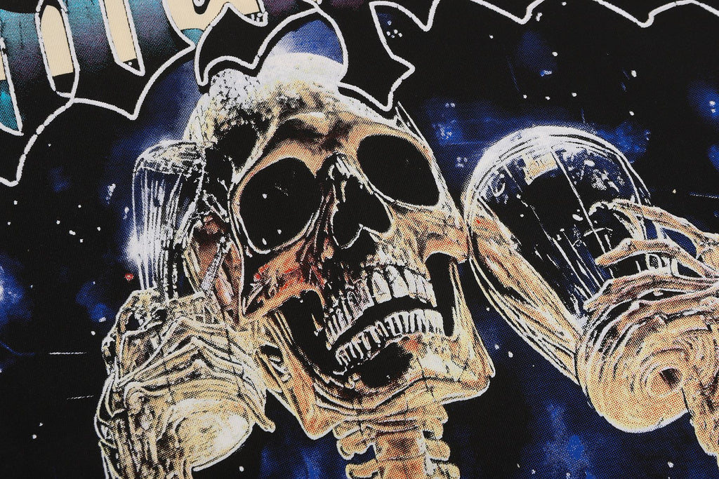 Godspeed Skeleton Basketball Graphic T-Shirt — detail