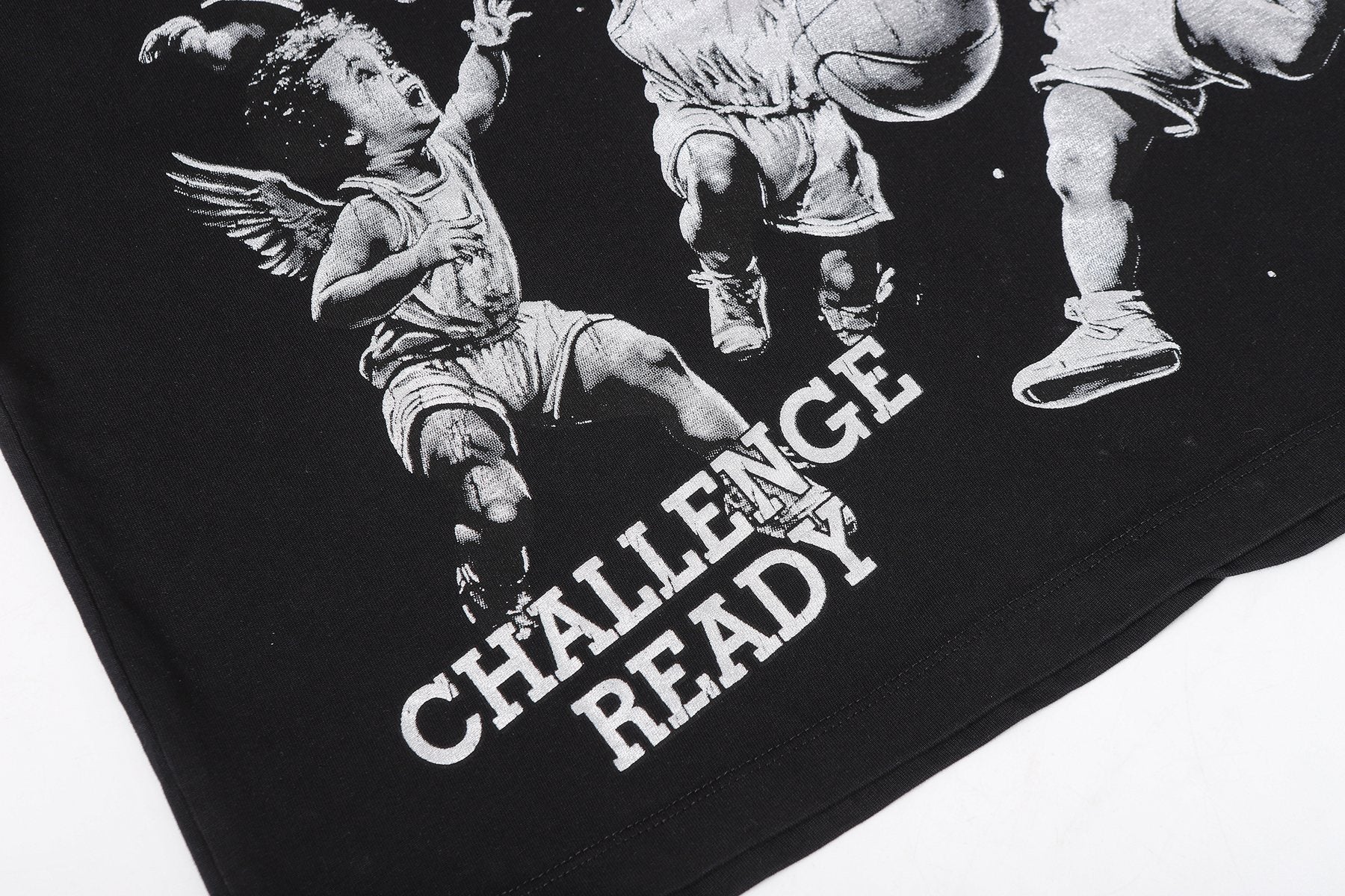 Hellstar Path to Paradise Basketball Cherub Graphic T-Shirt — detail