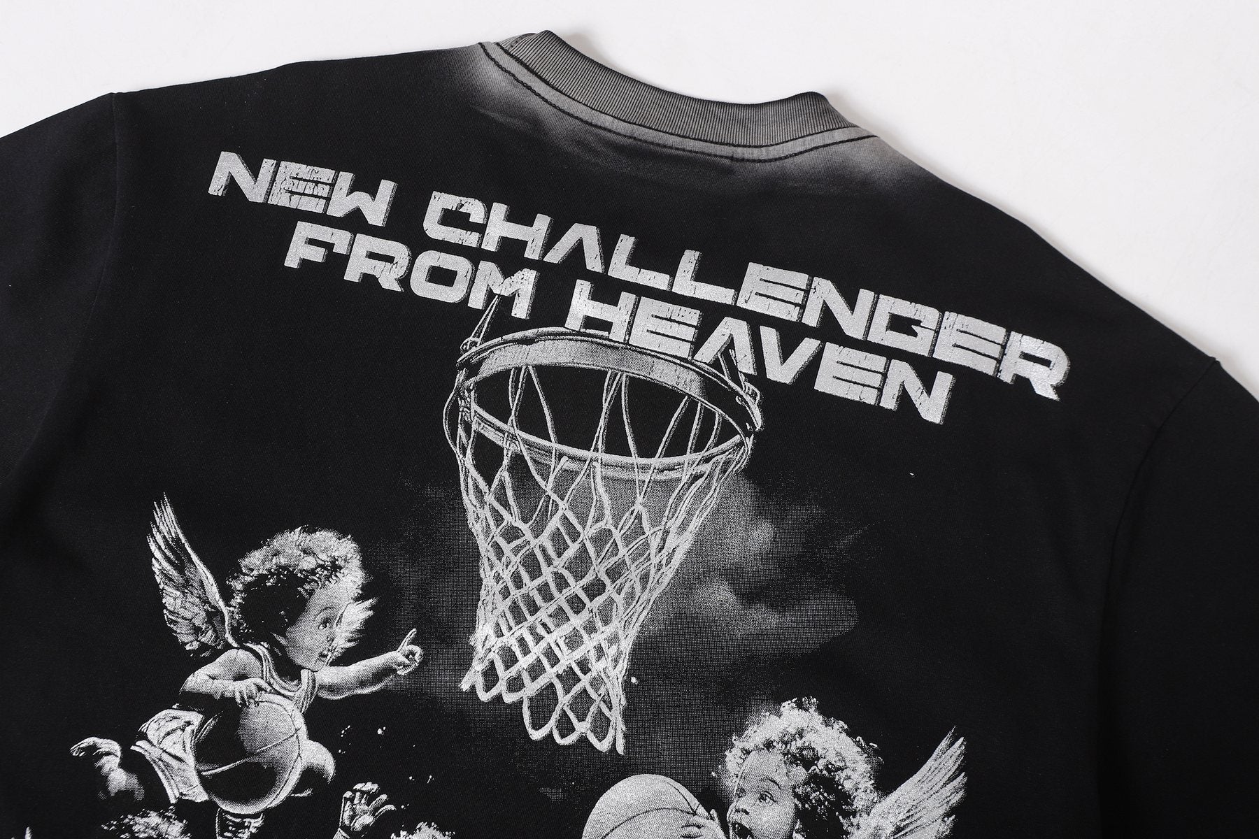 Hellstar Path to Paradise Basketball Cherub Graphic T-Shirt — detail
