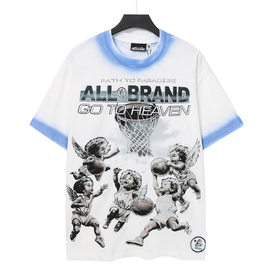 Hellstar Path to Paradise Basketball Cherub Graphic T-Shirt — hero