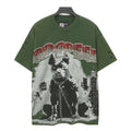 Godspeed Dog Graphic Distressed Sleeve T-Shirt — front