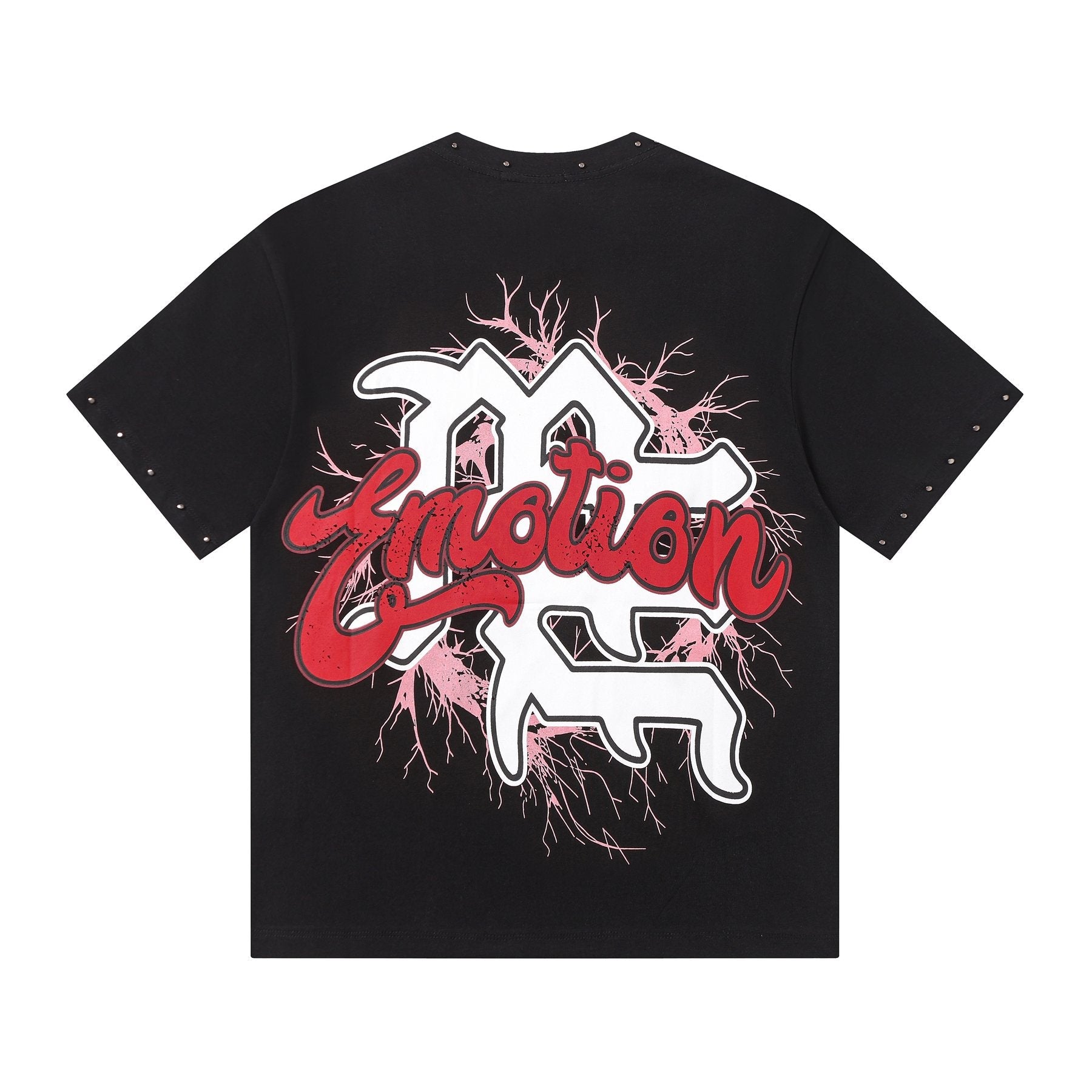 MIXED EMOTION Statue Graphic Short-Sleeve T-Shirt — back