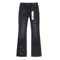Purple Brand Rhinestone Flared Jeans — hero