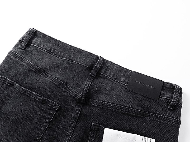 Purple Brand Rhinestone Flared Jeans — detail
