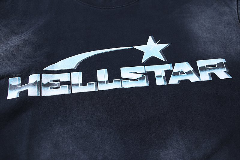 Hellstar Flaming-Head Graphic T-Shirt — detail