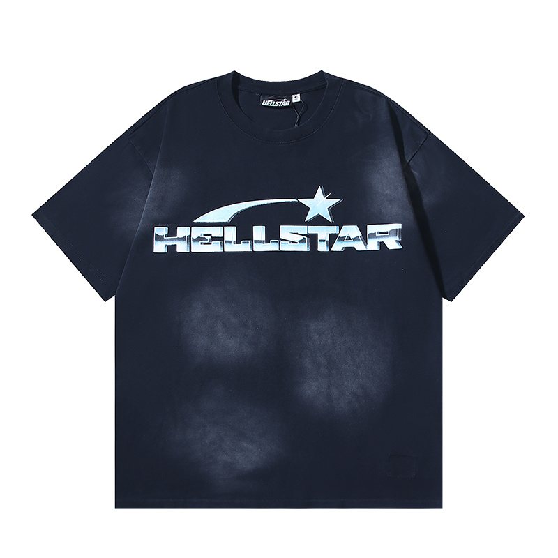 Hellstar Flaming-Head Graphic T-Shirt — front