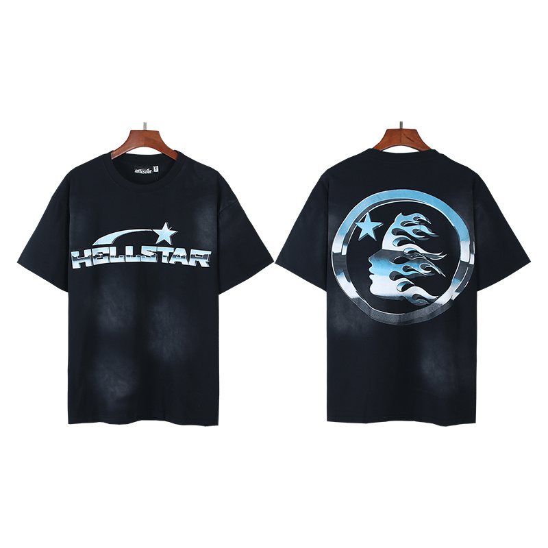 Hellstar Flaming-Head Graphic T-Shirt — hero