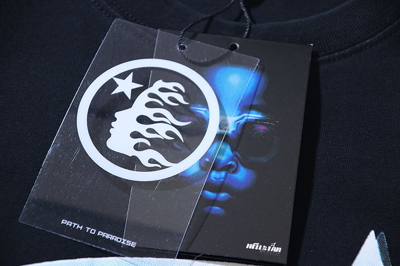 Hellstar Flaming-Head Graphic T-Shirt — hang_tag