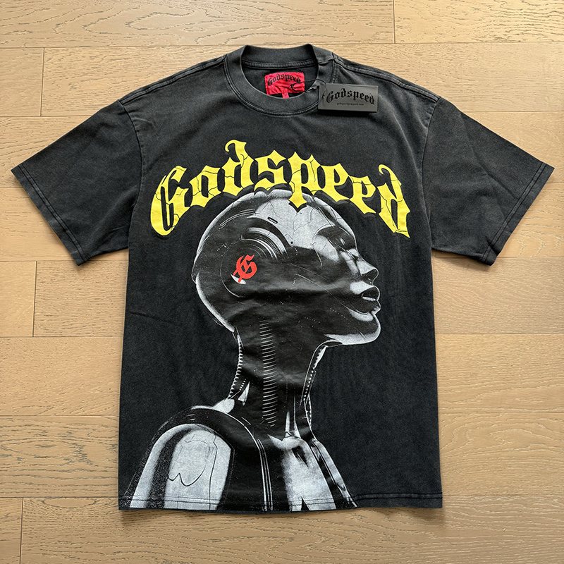 Godspeed Out of Many One Graphic T-Shirt — front