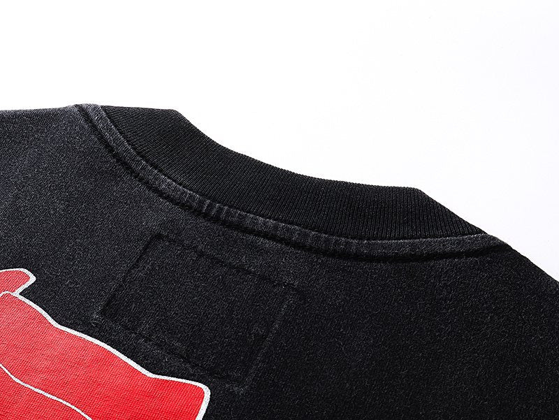 Godspeed Skeleton Racing Graphic T-Shirt — detail