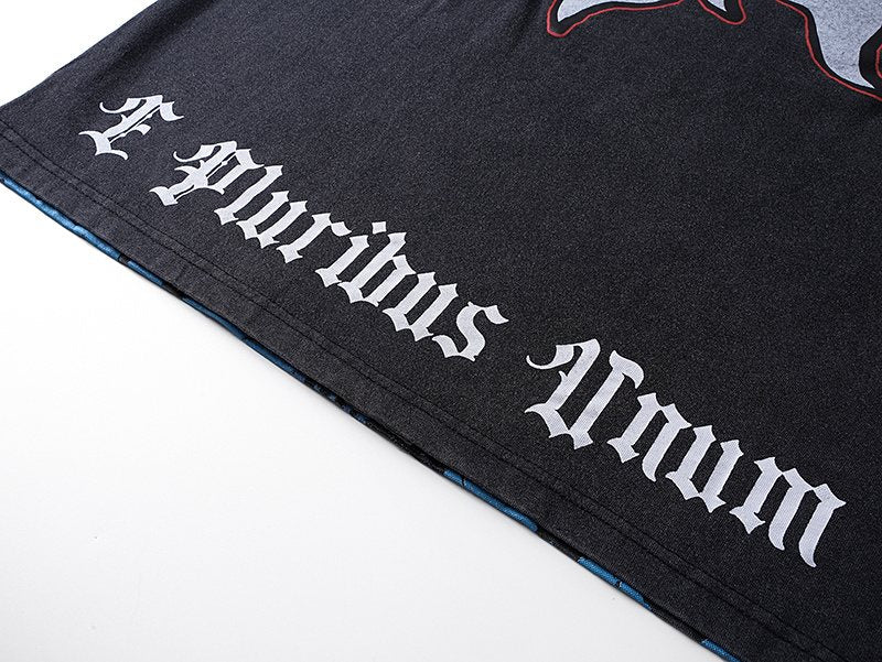 Godspeed E Pluribus Unum Washed Graphic T-Shirt — detail
