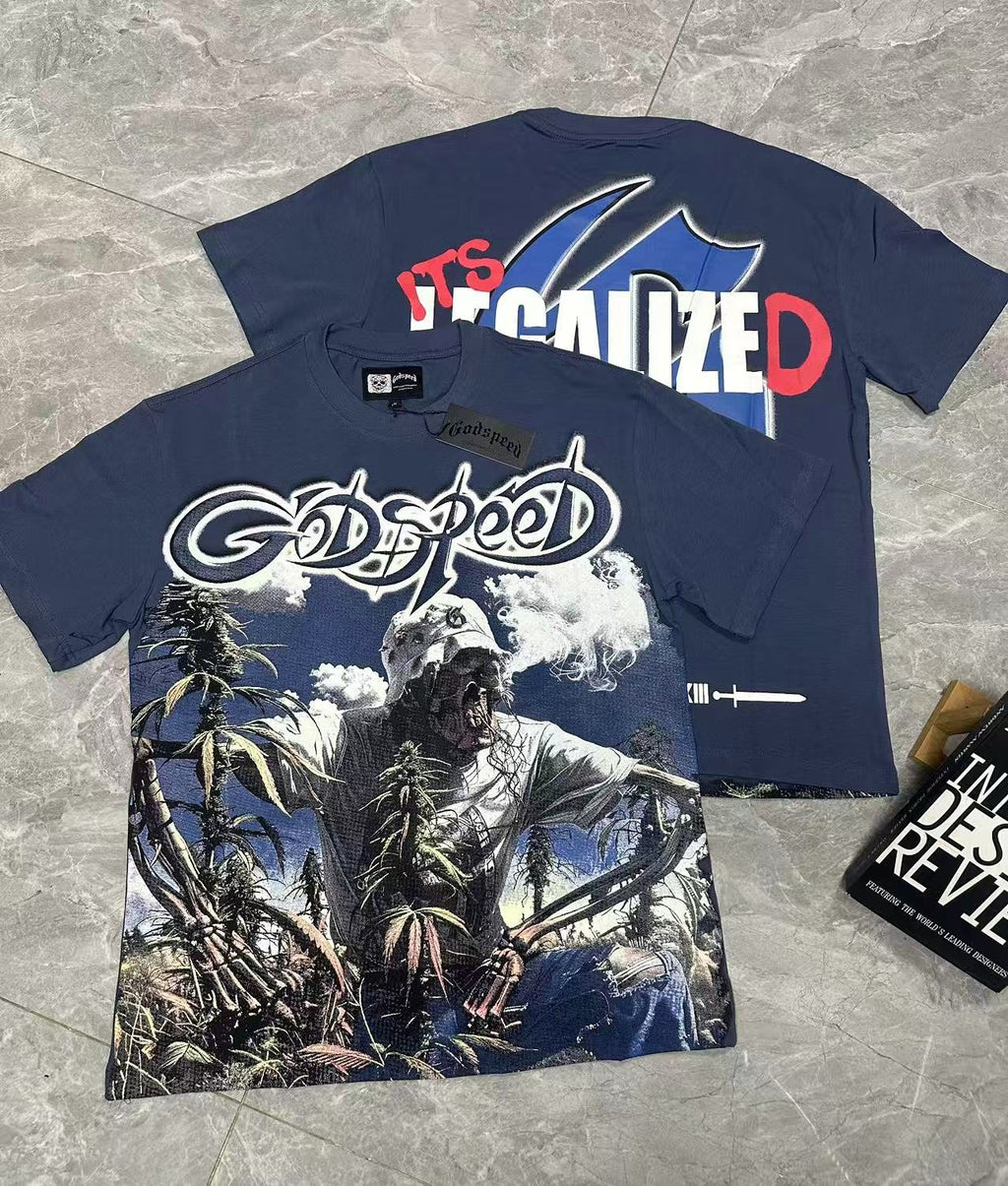 Godspeed Legalized Graphic Short-Sleeve T-Shirt — context