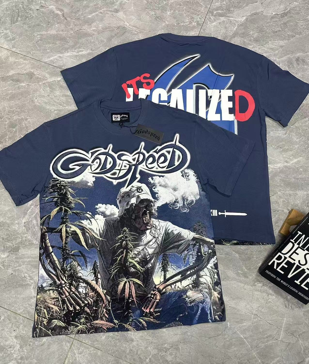 Godspeed Legalized Graphic Short-Sleeve T-Shirt — context