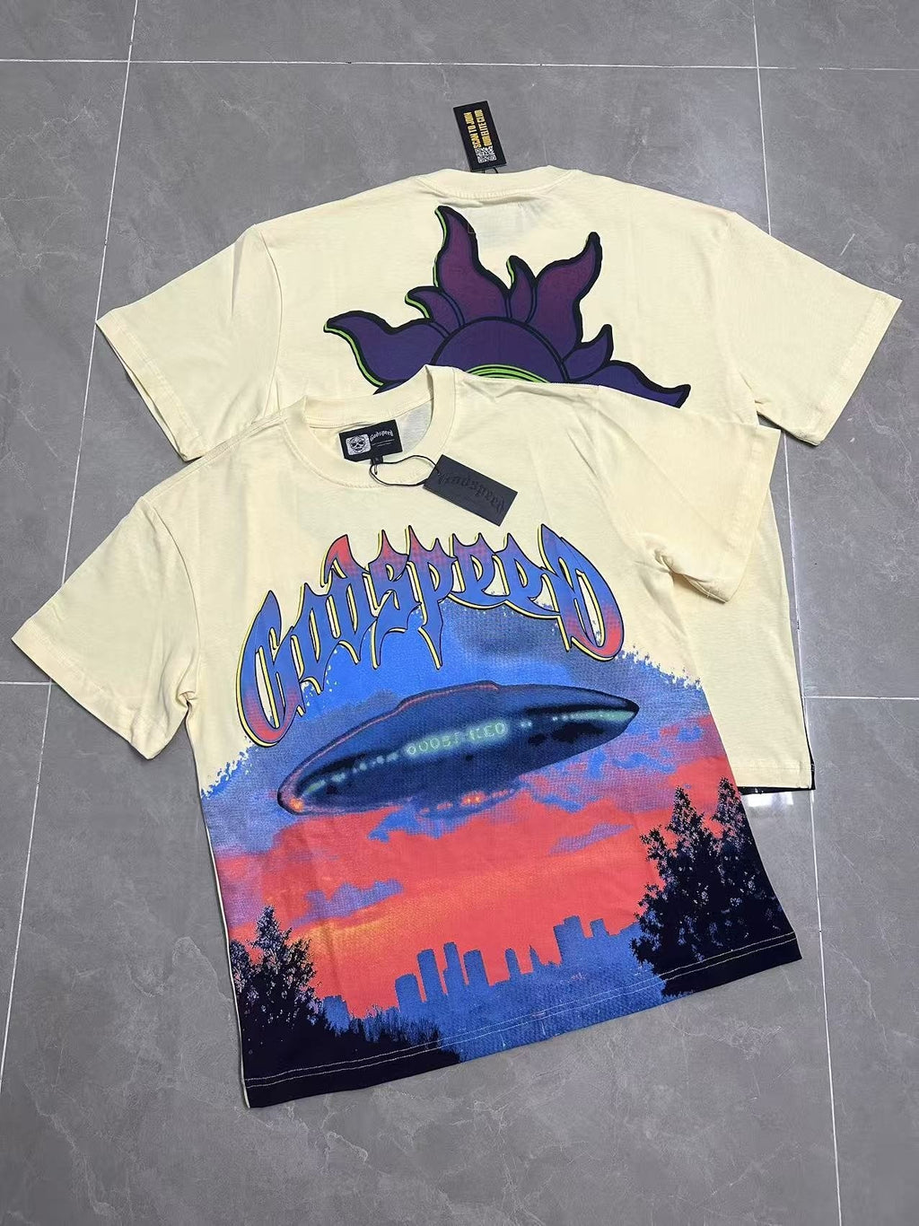 Godspeed UFO Sun-Eye Graphic T-Shirt — context