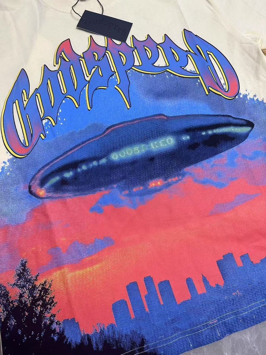 Godspeed UFO Sun-Eye Graphic T-Shirt — detail