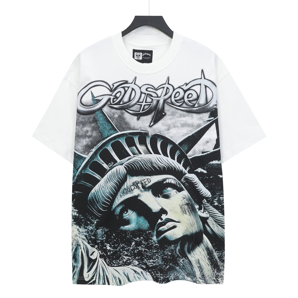 Godspeed Statue Graphic T-Shirt — hero